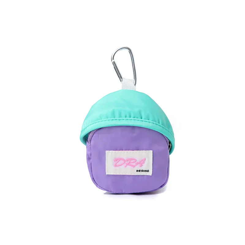 Children\'s Macaron Cute Wallet Zipper Coin Purse Kawaii Mini Purse Kid Coin Pouch Earphone Car Keys Storage Bag Book Bag Pendant