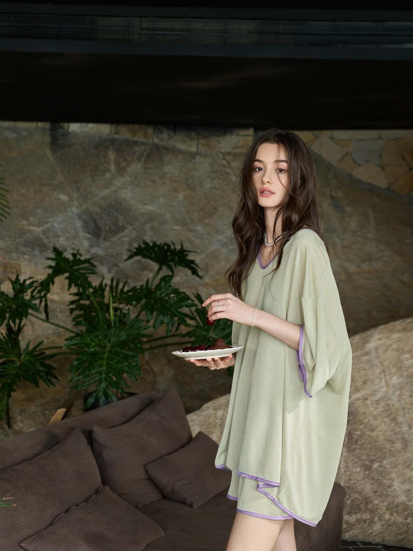 ropa-de-dormir-de-verano-para-mujer-estilo-manx-elegancia-sencilla-corte-holgado-ligera-de-manga-corta-con-capucha-y-al