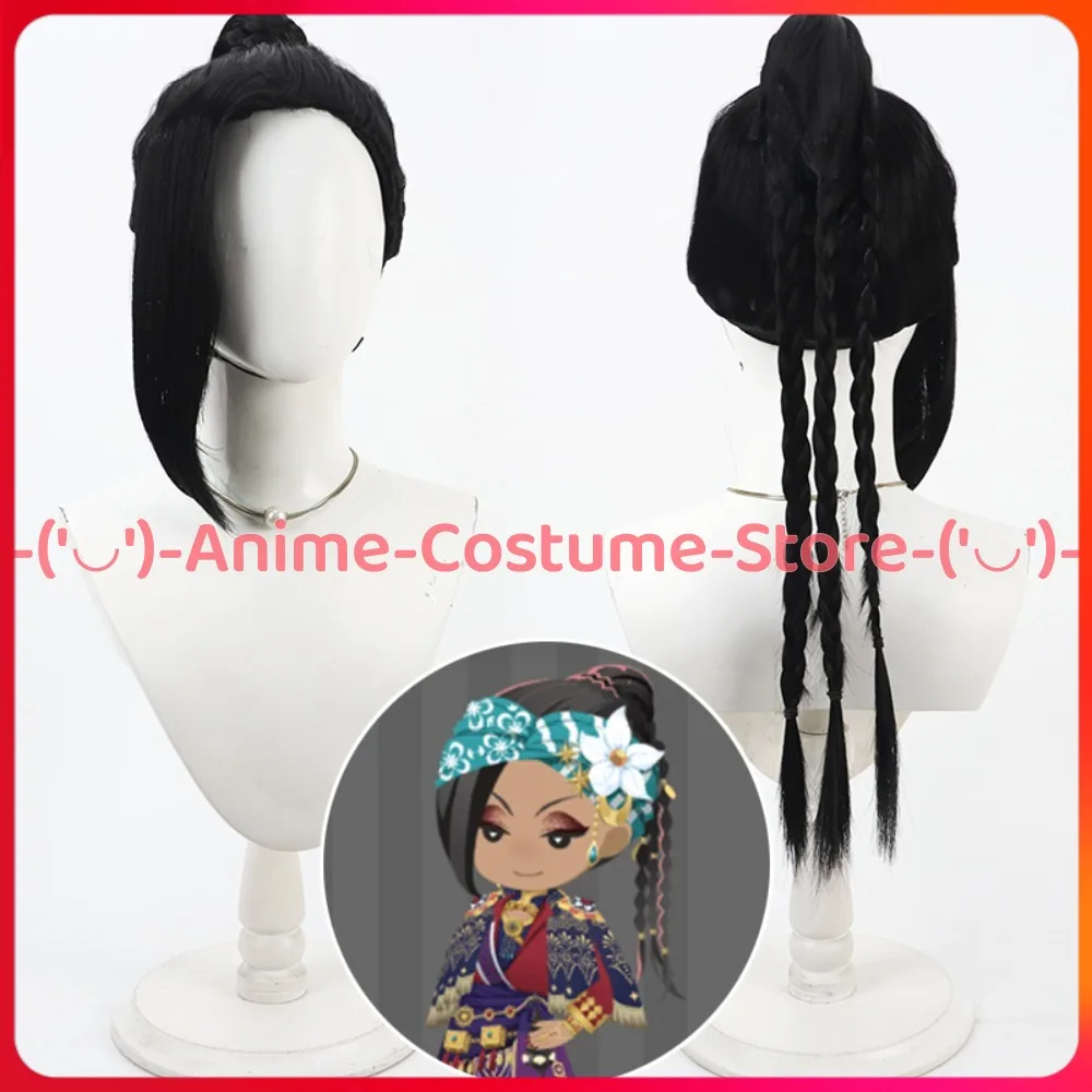 

Twisted Wonderland Jamil Cosplay Wig Ponytail Game Character Halloween Carnival Party Costume Wigs Heat Resistant Synthetic Hair