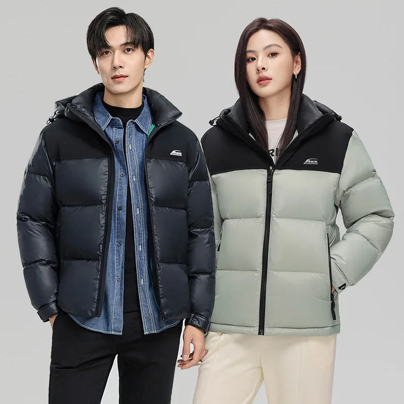 Trendy couple models autumn and winter new extreme cold down jackets men's and women's outdoor warm thickened down jackets