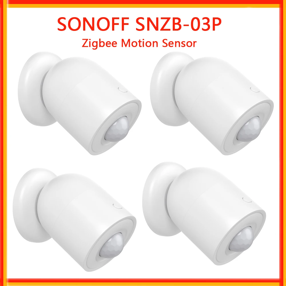 Sonoff SNZB-03P sensore di movimento Zigbee rilevamento del movimento del corpo modulo di automazione domestica intelligente la sicurezza domestica