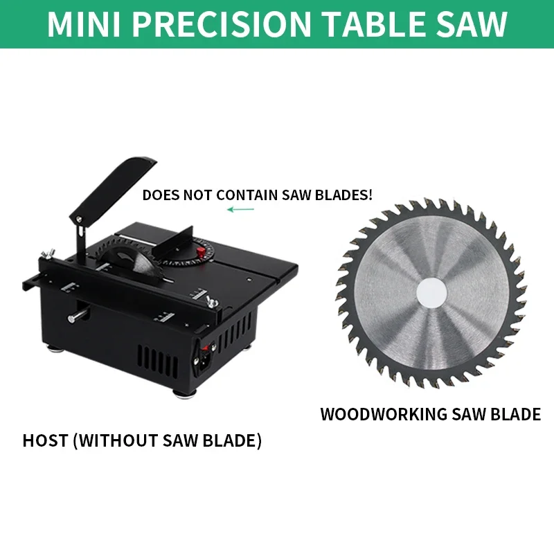 1200W mini precision table saw mini electric saw small household table saw woodworking sliding table