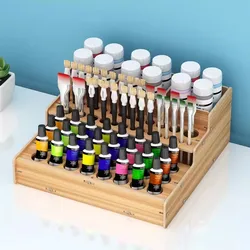 Leather Craft Tools Holder Model Paint Organizer Multi-layer Paint Rack Stand Pigment Rack DIY Pigments Shelf for Organizing Use