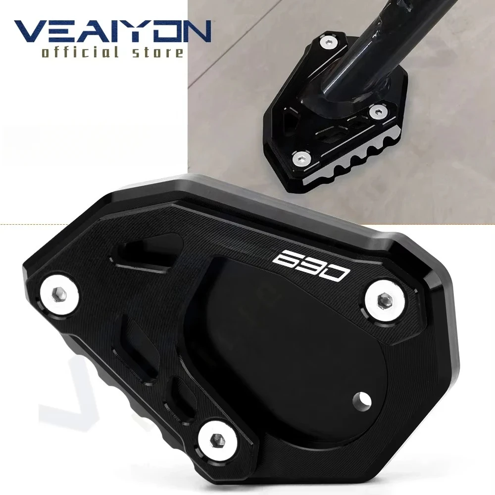 

Motorcycle Accessories Aluminum Kickstand Extension Pad Foot Side Enlarge Stand Plate Parts FOR 690 SMC R 2019 2020 2021 2022