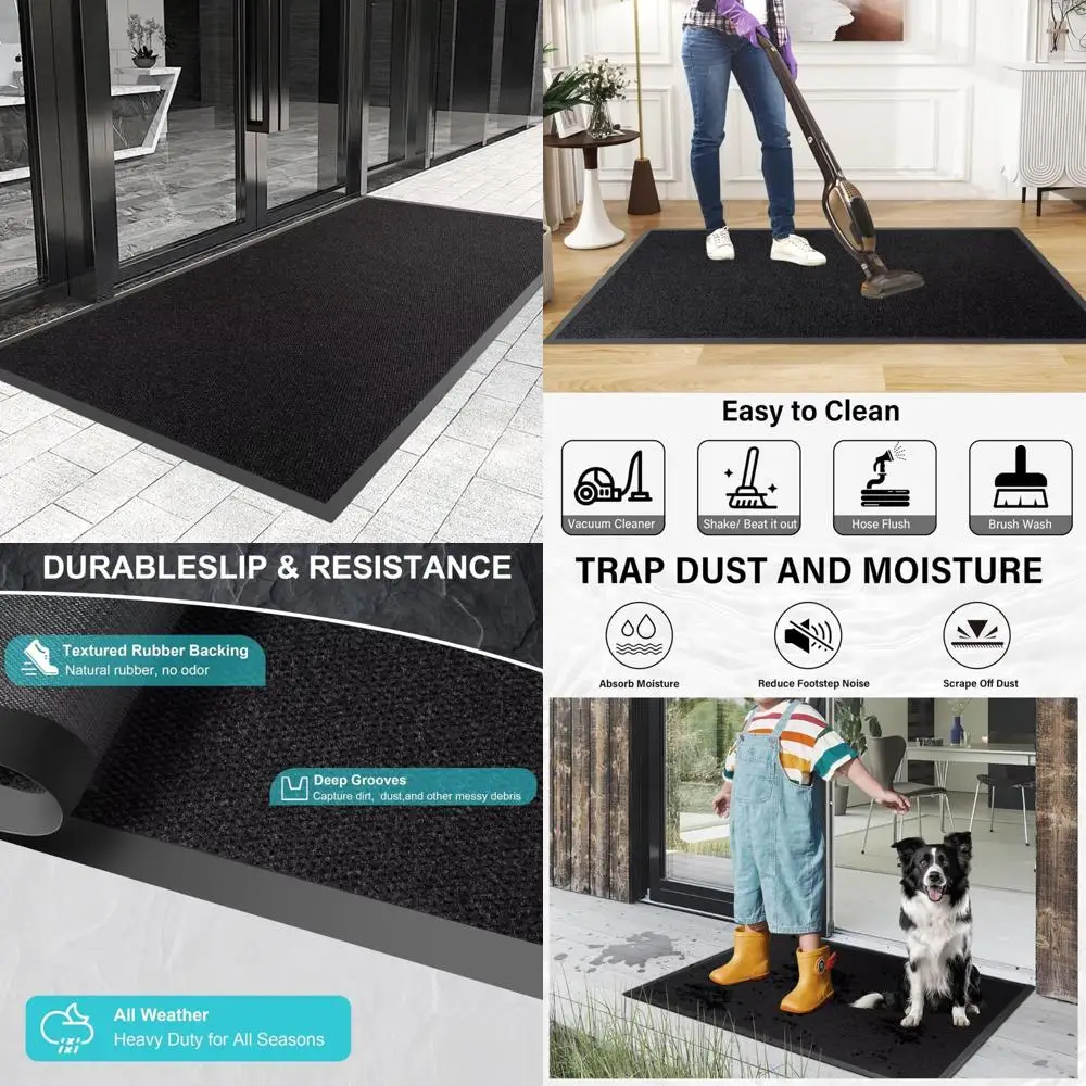 

Customized Heavy-Duty Waterproof Entrance Door Mat, Commercial Grade, All-Weather, 2x9 Feet, Rubber Backing