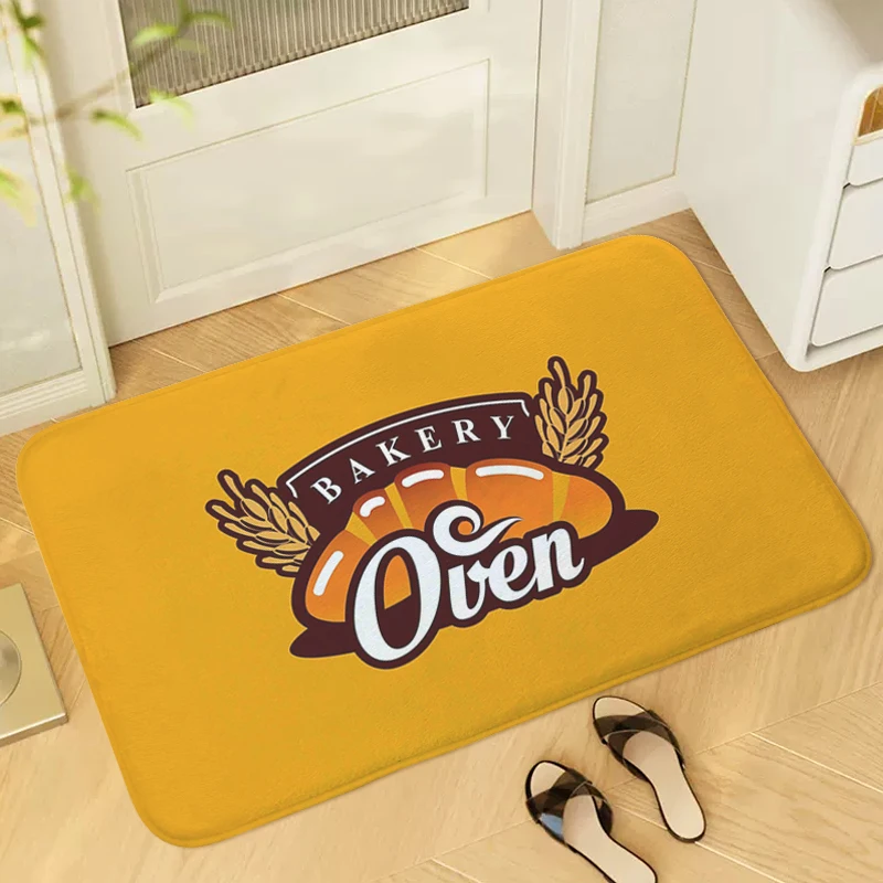 

Bakery Floor Mats Anti Slip Custom Doormat Balcony Bedroom Rug Hallway Living Room Floor Carpet Slip-resistant Home Bathmat