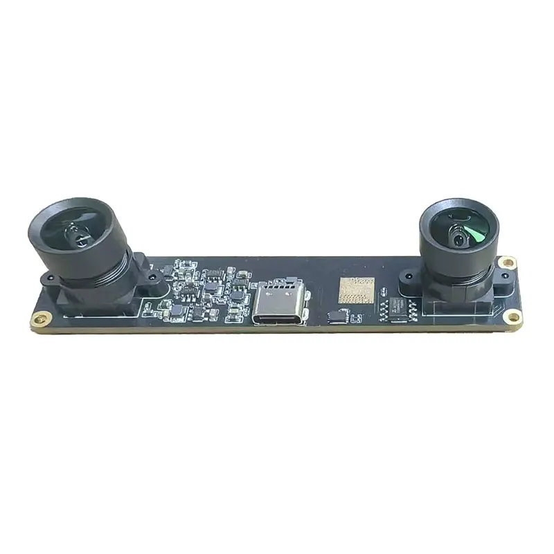 2MP Global Shutter Binocular USB Camera Module - 60fps Same-Frame Sync Motion Capture Driver-Free Industrial Use