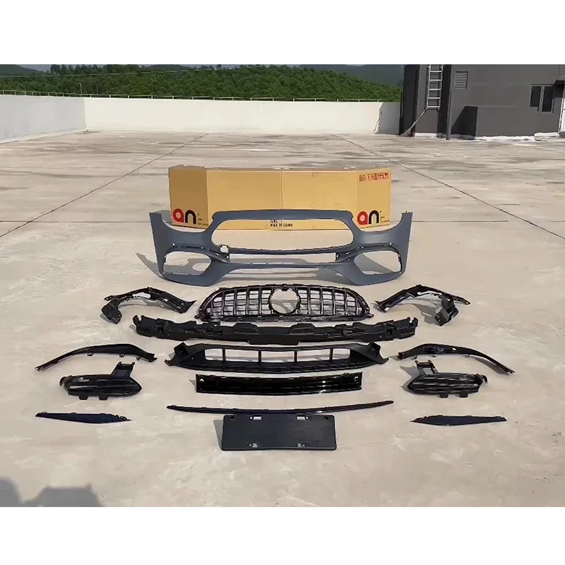 

Suitable for Mercedes Benz E-Class W213 E260 E300L 2021 modified E63S AMG front bumper grille rear lip