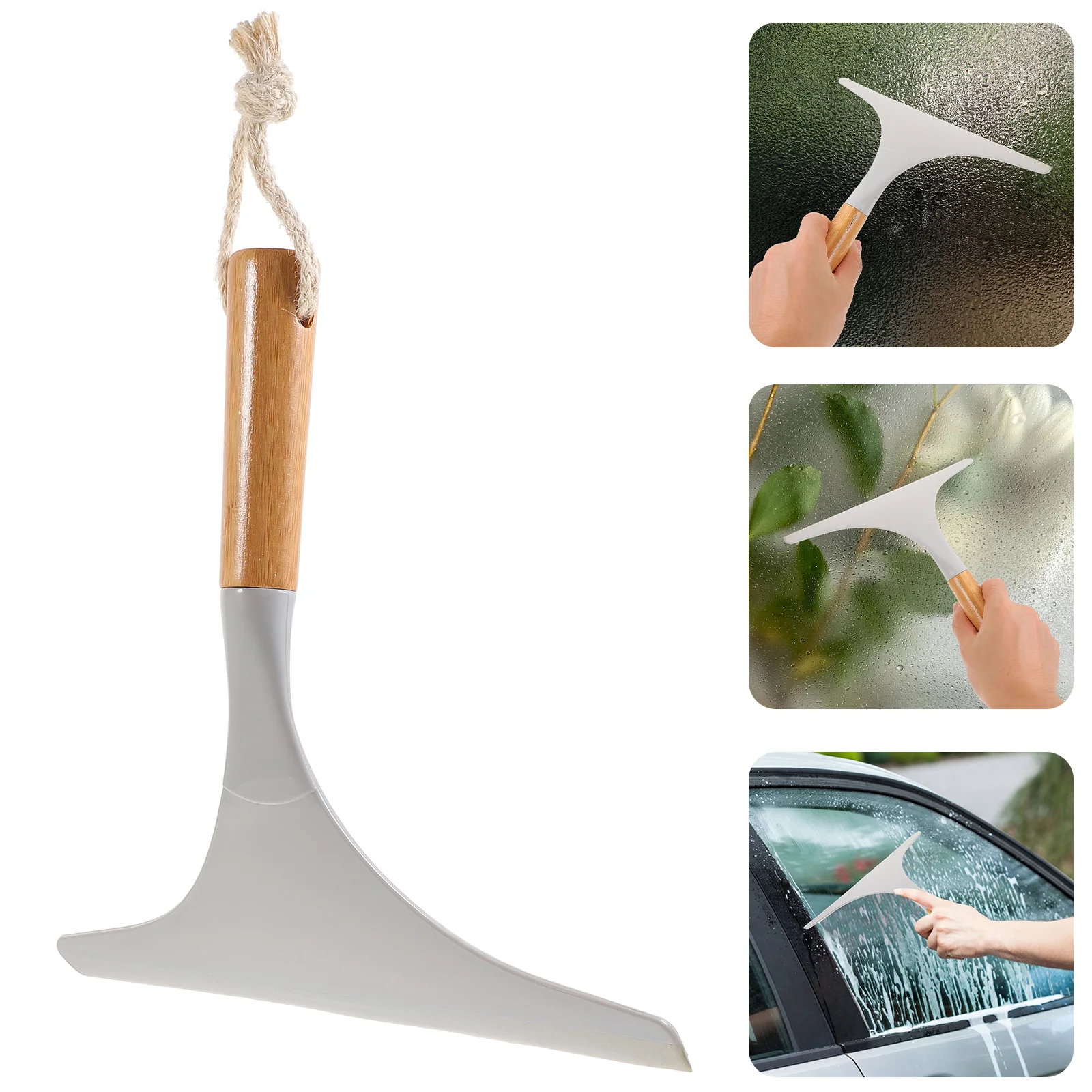 

Windshield Cleaning Sponge Shower Door Tub Cleaner Squeegee For Window Flooring