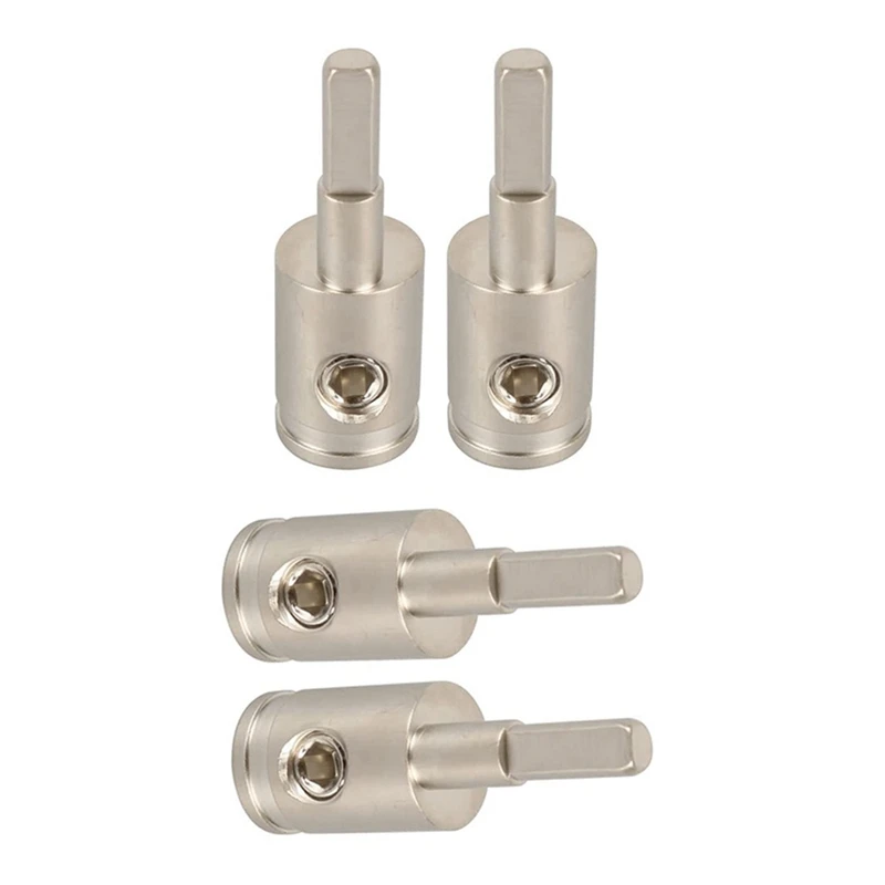

4 Pcs Car Audio Terminals Automotive Interior Audio Amp Wire Terminal Blocks Power Cord Input Reducer 4 To 8 Gauge