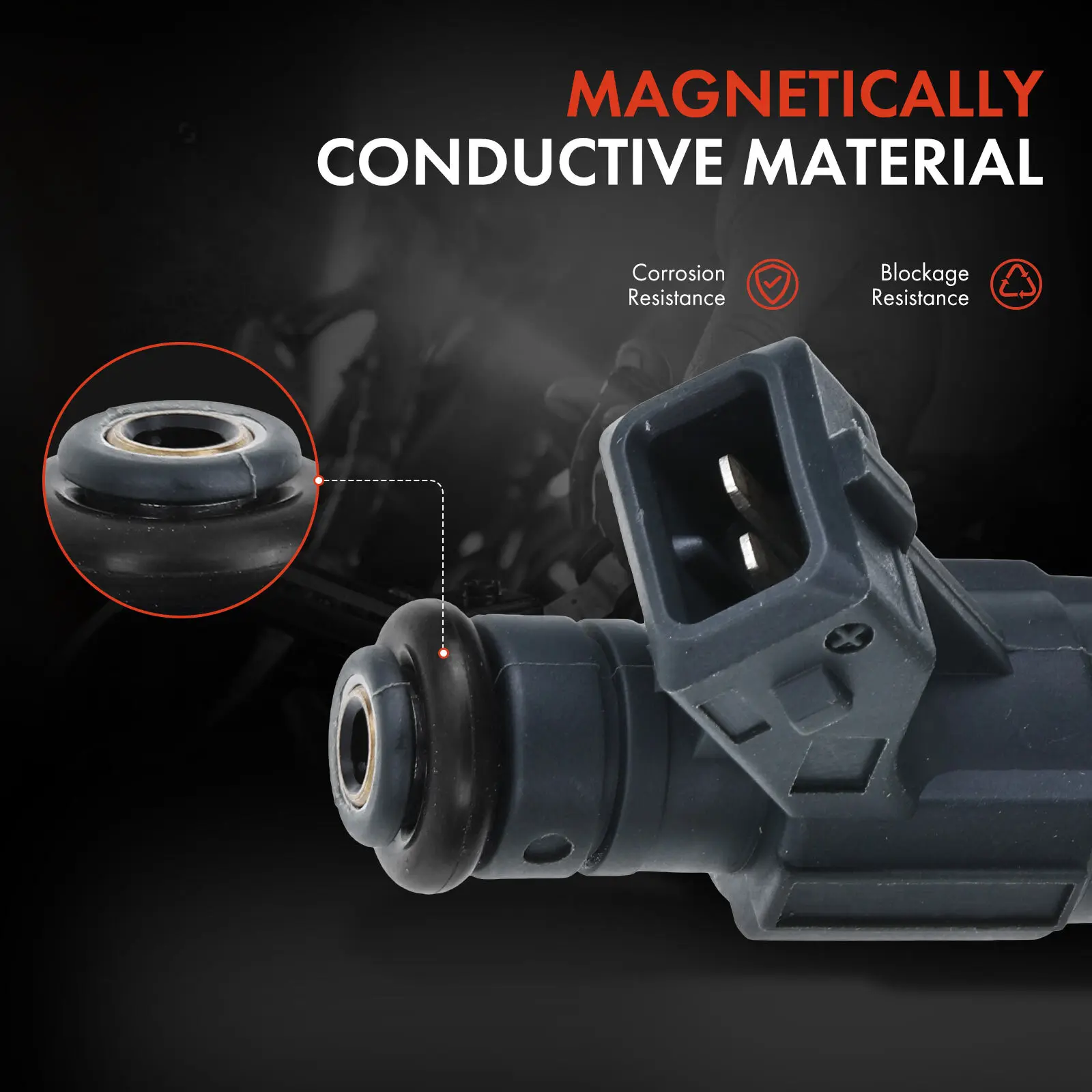 Set van 6 Brandstofinjectoren voor Ford Mercury 4.0L V6 SOHC 0280155734 FJ307 Past op Explorer Mountaineer 1997 1998