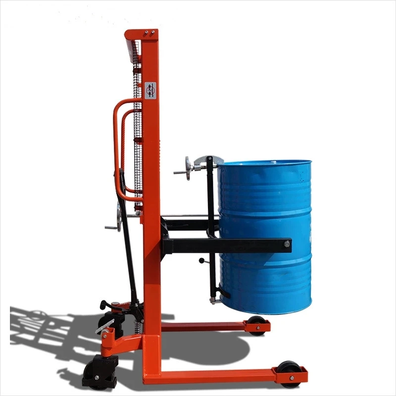 

High Quality Adjustable Tilting Type Drum Tilter Hydraulic Drum Truck Lifter and Tilter Made of Carbon Steel and Metal