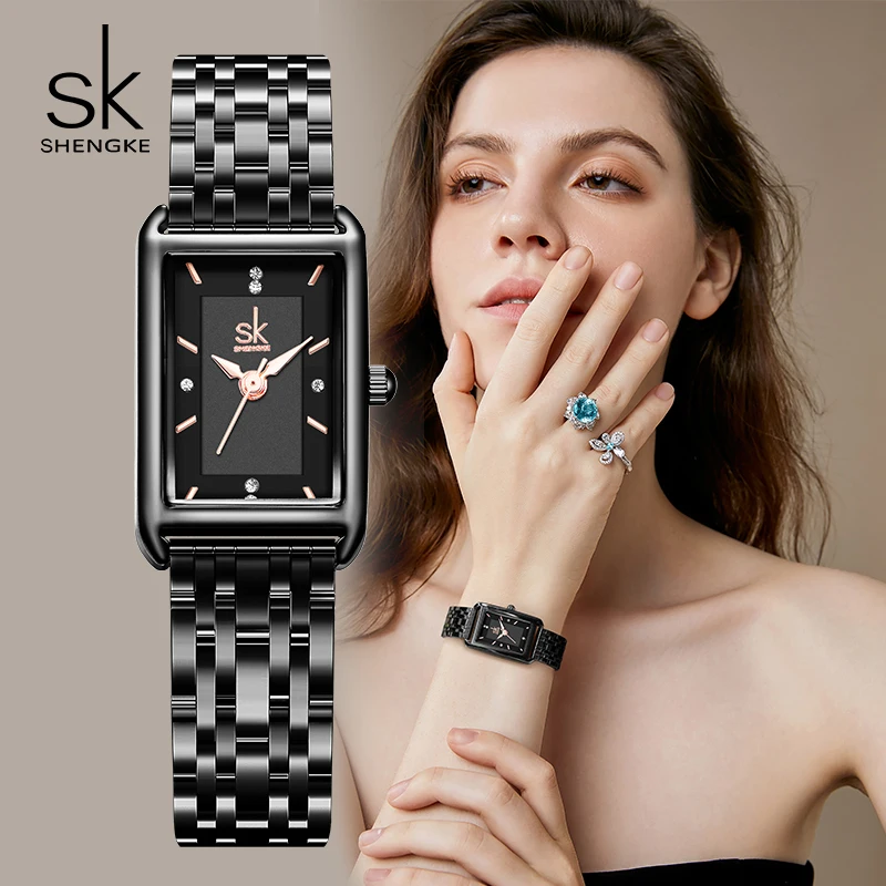 Shengke New Styles Ladies Watches Elegant Women Fashion Quartz Wristwatches Original Design Top Brand Woman\'s Clock Best Gifts