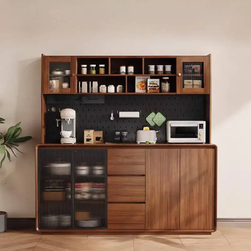 Doors Organizer Kitchen Cabinet Supporter Wheels Modern Corner Kitchen Cabinet Arched Luxury Movel Meble Kuchenne Furniture Home