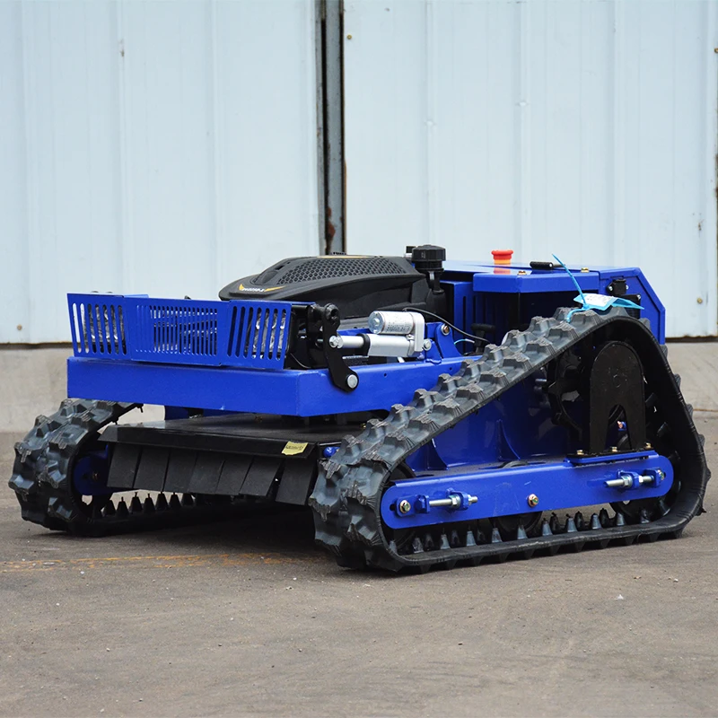 

550mm Cutting Width Rc Lawn Mower Climb Slope Crawler Lawn Mower Garden Grass Cutter Remote Lawn Mower