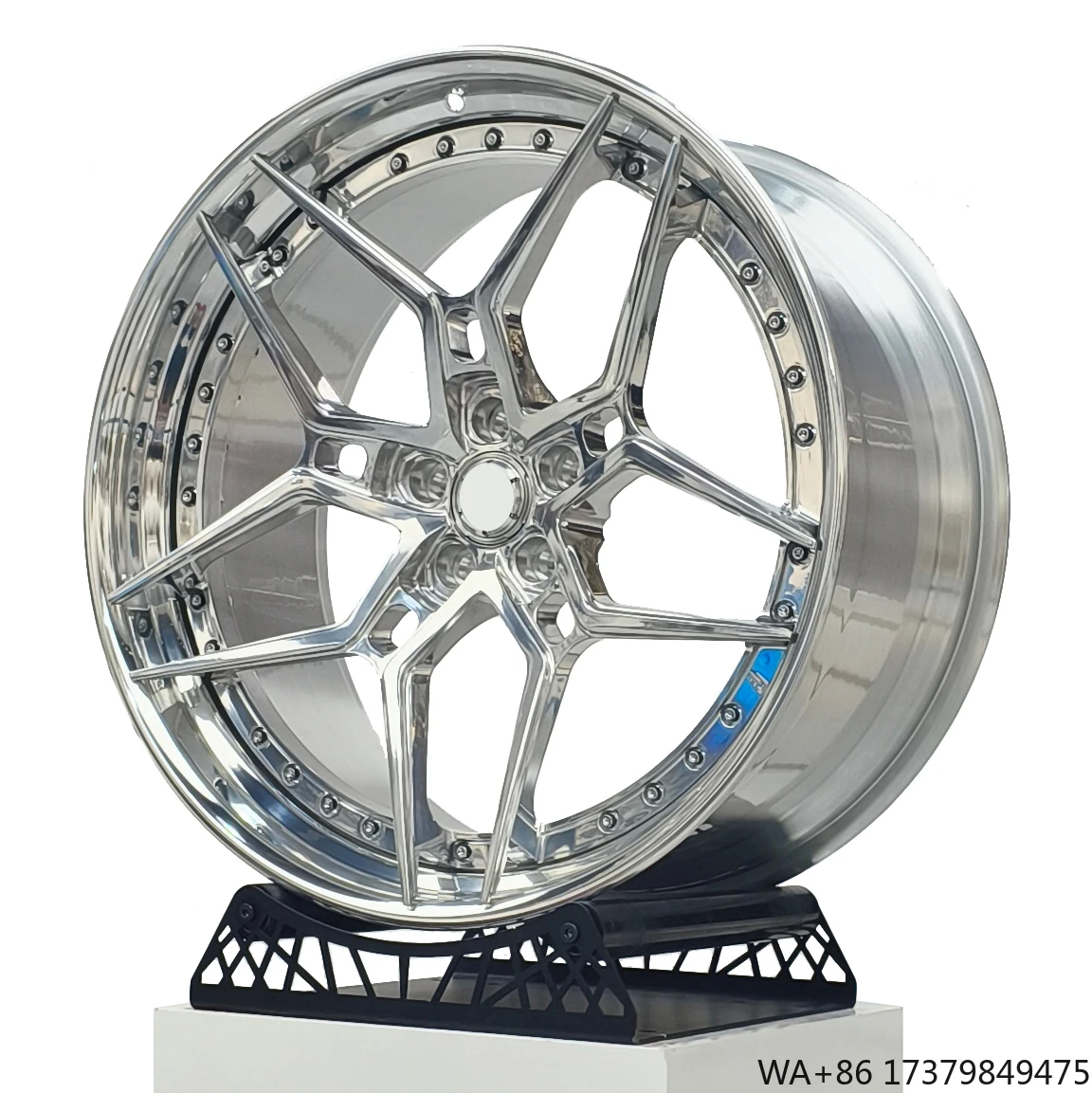 

T6061 Forged Deep Dish Concave Alloy Passenger Car Wheels 18 19 20 21 22 23 24 Inch 5X112 5X108 5X114.3 5X120 Hubs 2 Piece