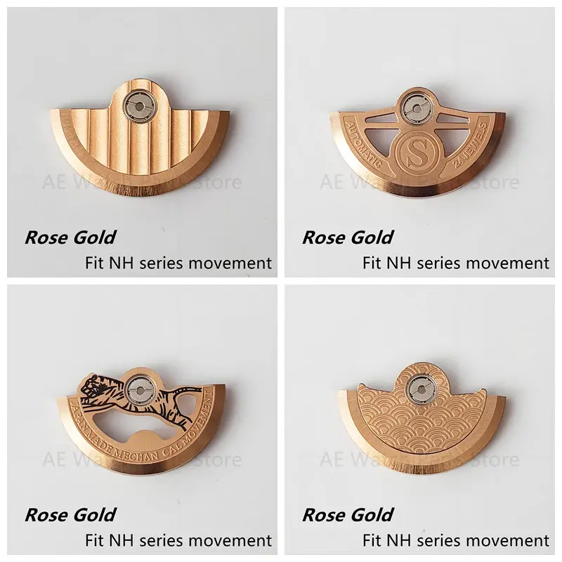 

Ротор NH35 Ротор Розовое золото Детали роторного механизма часов