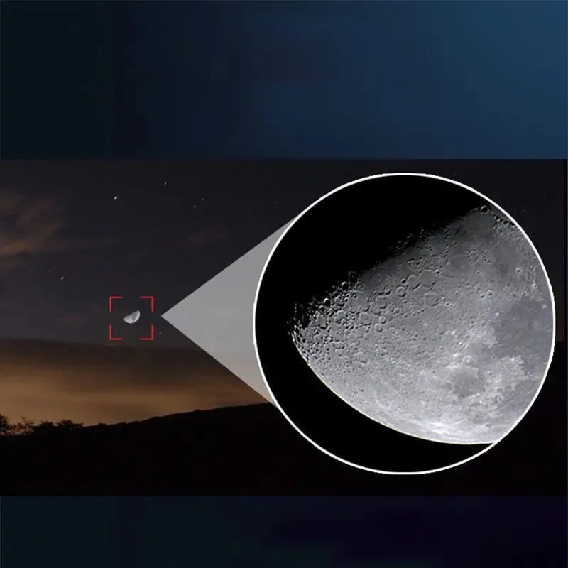 Imagem -05 - Telescópio Monocular hd com Suporte 2000x24 Mini Portátil Celular ao ar Livre Camping Caça Observação de Pássaros