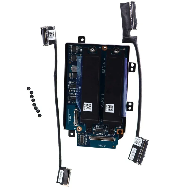 SATA Interposer Board D3P25 LS-J106P to NVMe M.2 SSD Hard Drive SSD-3 and SSD-4 w/ 2.5