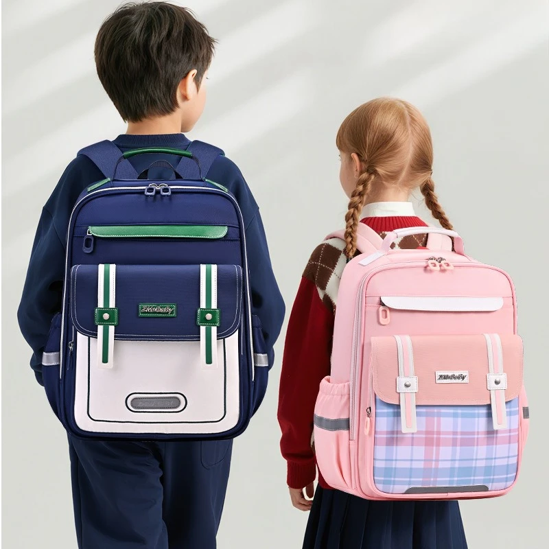 

Lightweight Large Capacity Kids Backpack for Boys Grades 1-6 Durable School Bags for girls Ergonomic Children's Backpack Bookbag