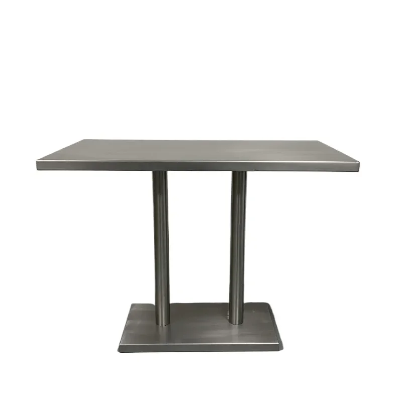 

Modern light luxury restaurant coffee table simple postmodern dining table hotel bar villa coffee table stainless