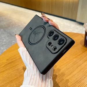 Luxus magnetische Leder -Telefonabdeckung, drahtloses Laden, Samsung Galaxy S24 S23 S21 Plus Ultra 6 Hauptverkaufsabdeckung S Pen S21 Ultra - №5