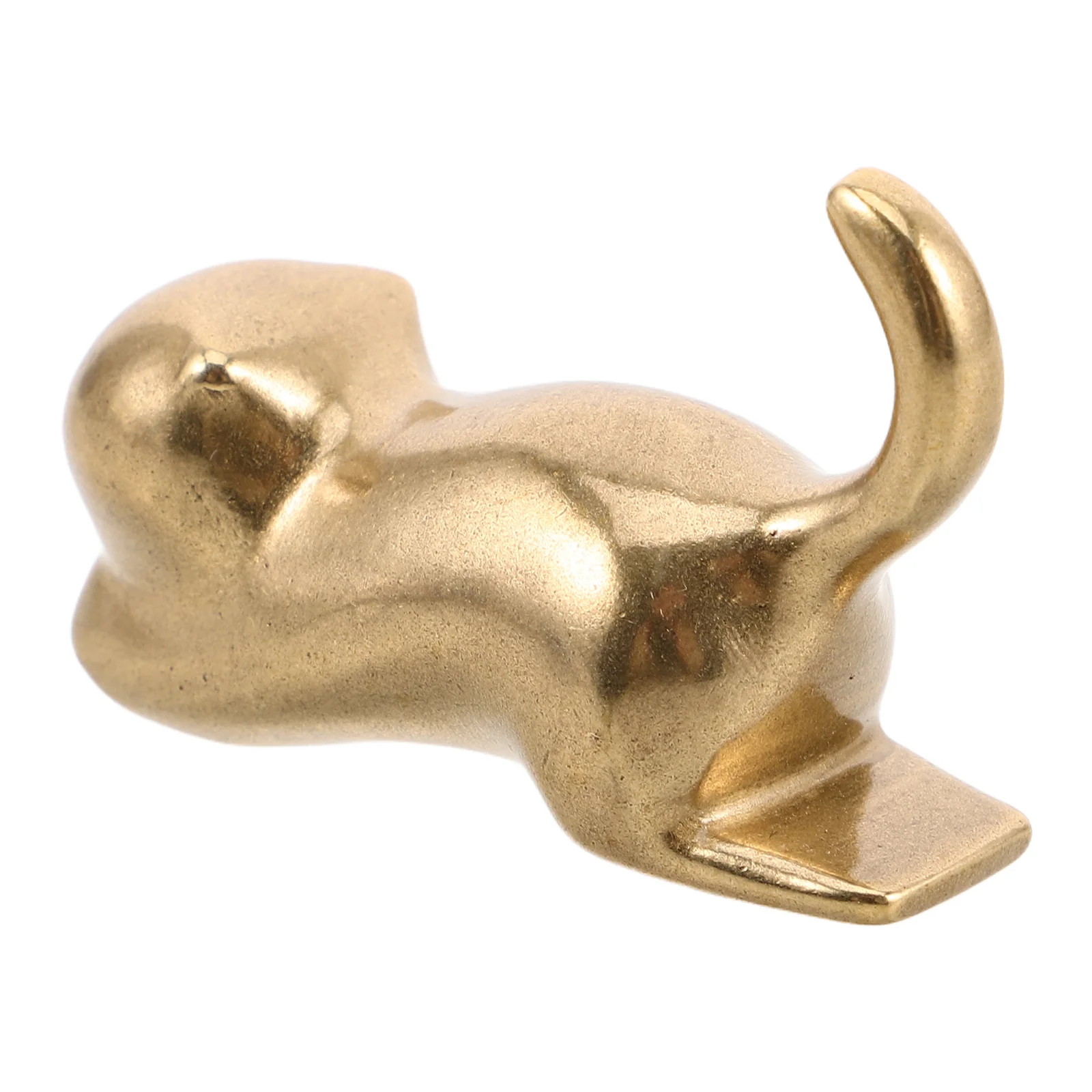 

Kitten Smells Brass Incense Stand Holder Cat Shaped Stick Cute Base Craft Chic Model Designed Decorate