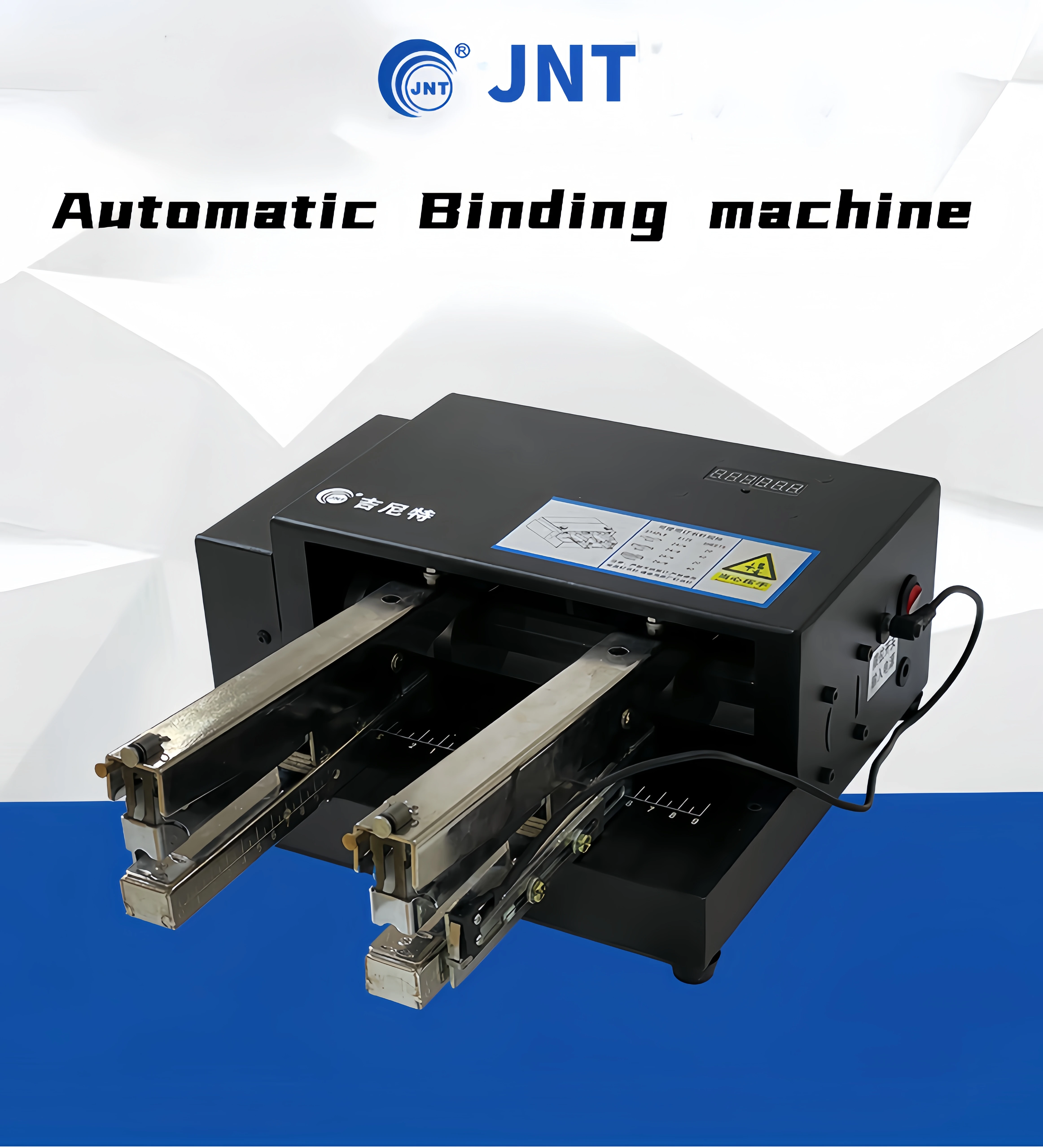 Electric Stapler Bookbinding Machine Heavy Duty Double Heads Book Automatic Book Comb binding Machine