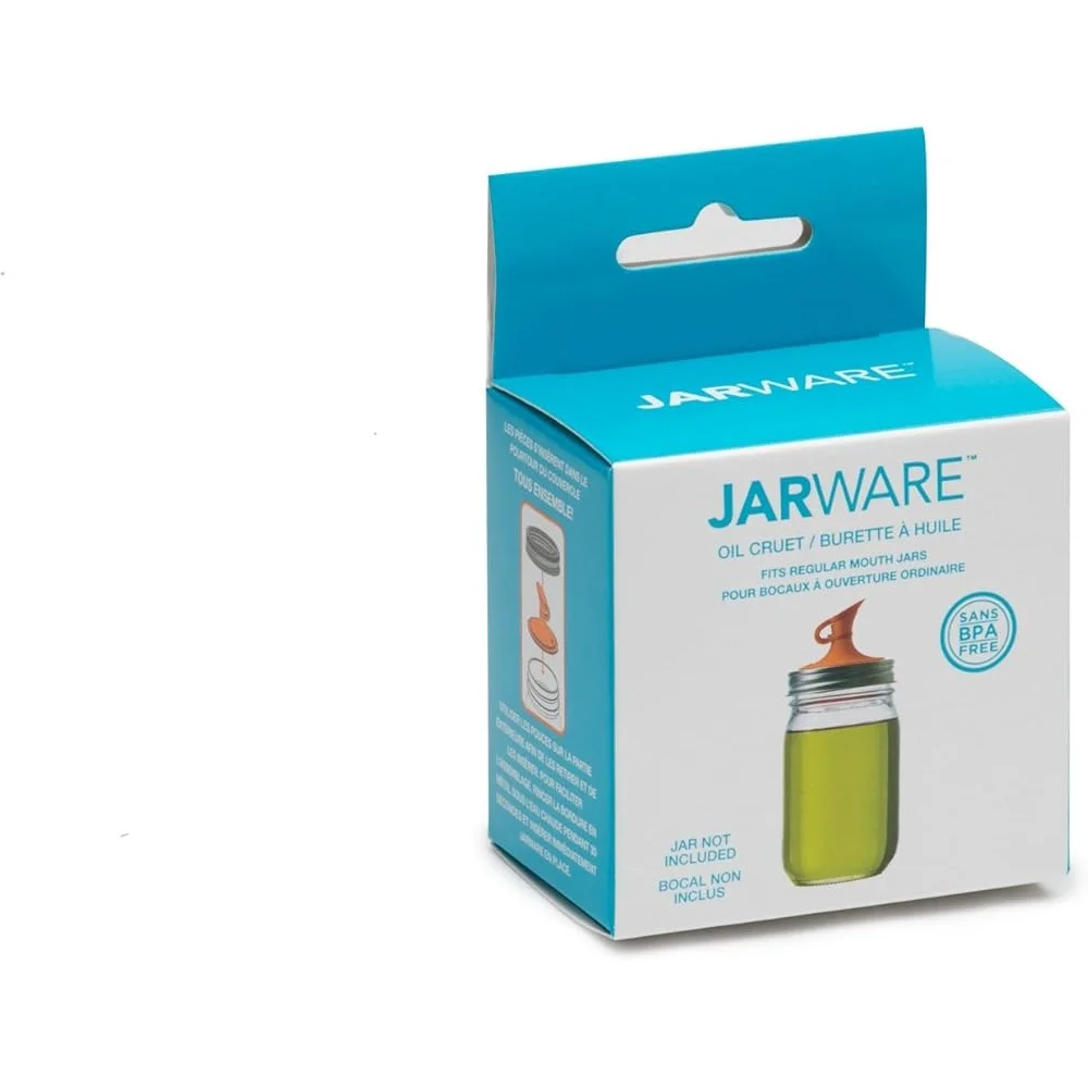 برطمانات ميسون أنيقة لموزع إبريق زجاجي زيتي مع صنبور مقاوم للتنقيط، غطاء قابس مريح، عمل صب سلس #3