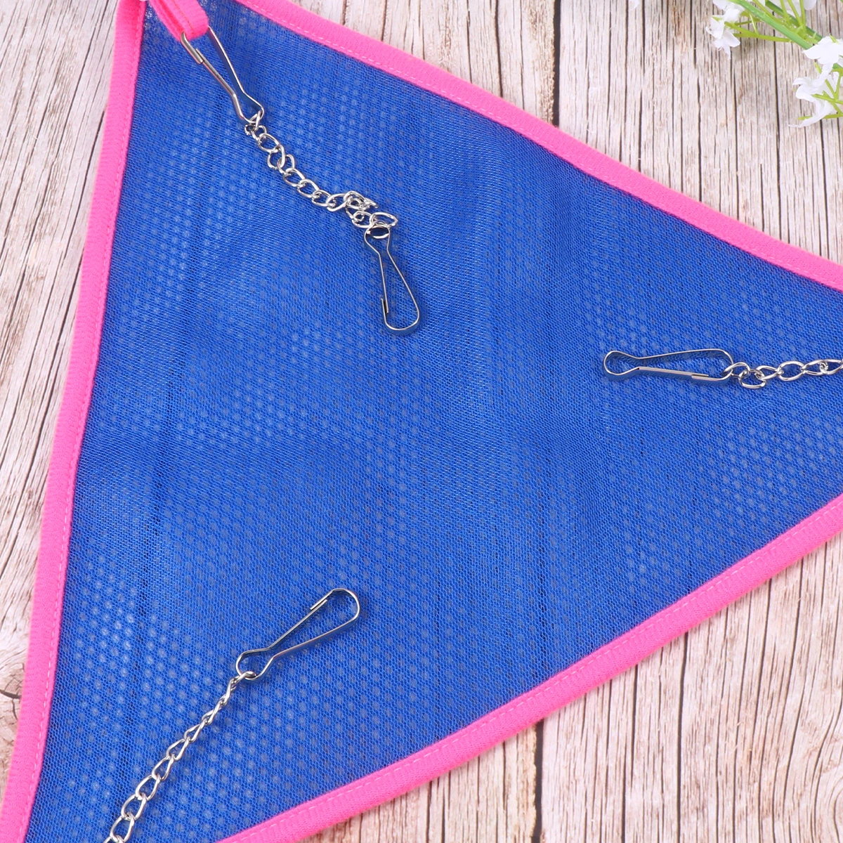 

Lizard Hammock Durable Mesh Blue Size L Hanging Bed Rest Nest Comfortable Pet Mesh Hammock Perfect for Windows Door Chair