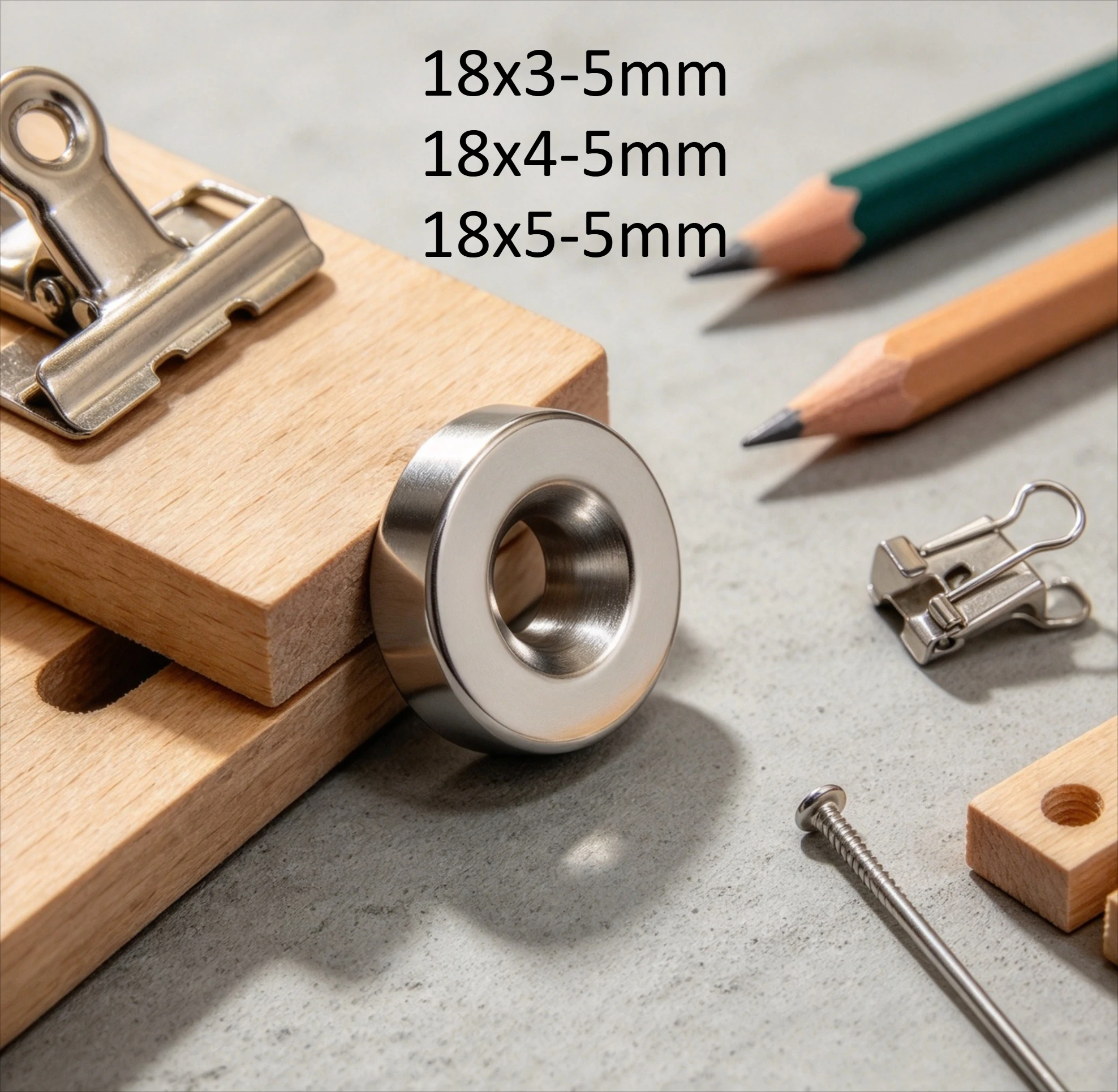 18x3-5 18x4-5 18x5-5mm Small Circular Magnets for Home Refrigerators, Offices DIY  18x3-5 18x4-5 18x5-5mm