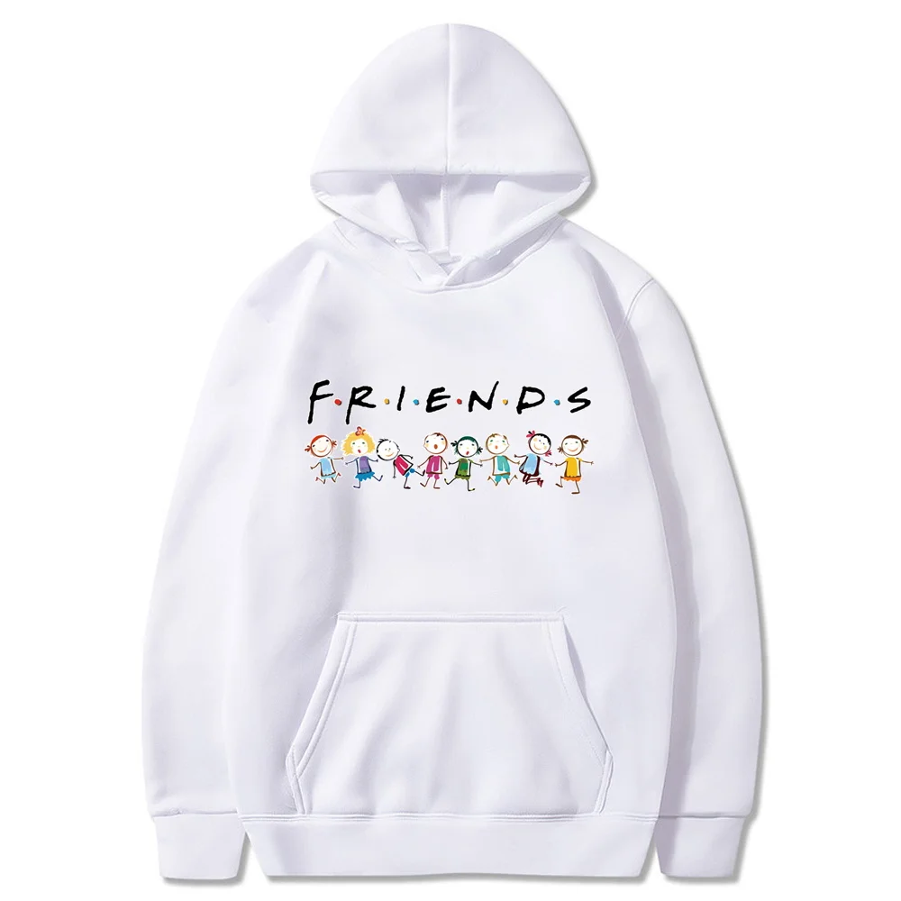 Men Women Hoodies Friends Print Sweatshirts 2022 Autumn Winter Long Sleeve Casual Hoody Clothes All-match Pullover Streetwear