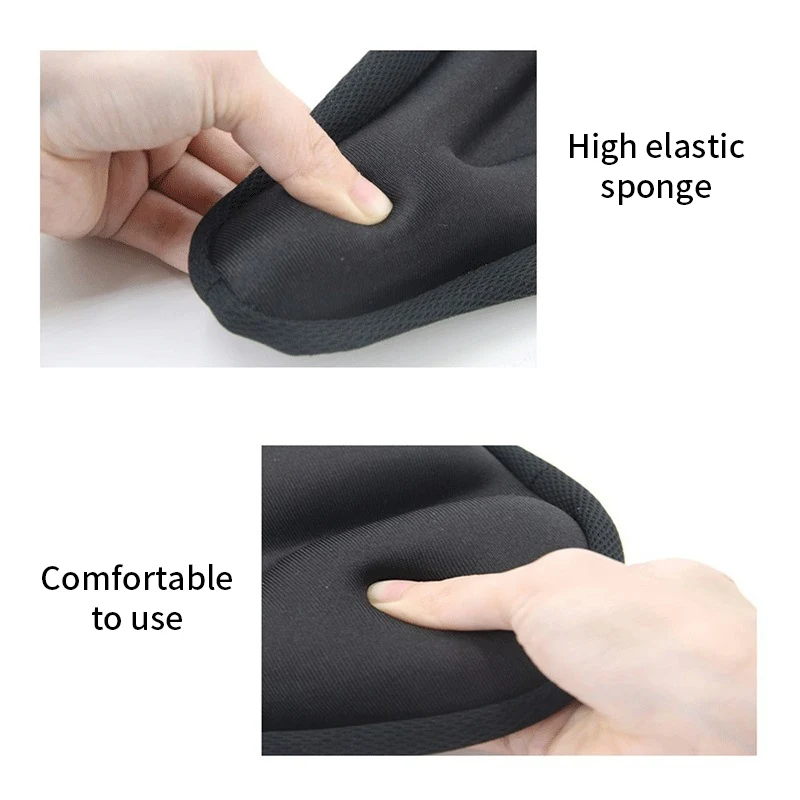 Breathable Bicycle Seat Cover MTB Bike Soft Thickened Saddle Seat Cushion Cycling Sponge Pad Cushion Cover Riding Accessories