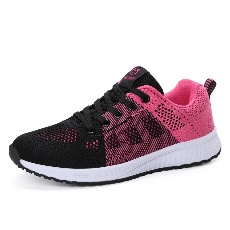 2024 Breathable Women Running Shoes Lightweight Non-slip Female Sports Shoes Outdoor Soft Women\'s Sneakers Lace Up Fashion Tenis