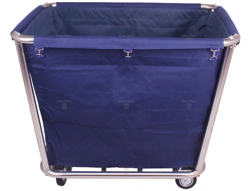 Linen Trolley Hotel Guest Room Service Trolley Stainless Steel Trolley Laundry Dry Cleaner