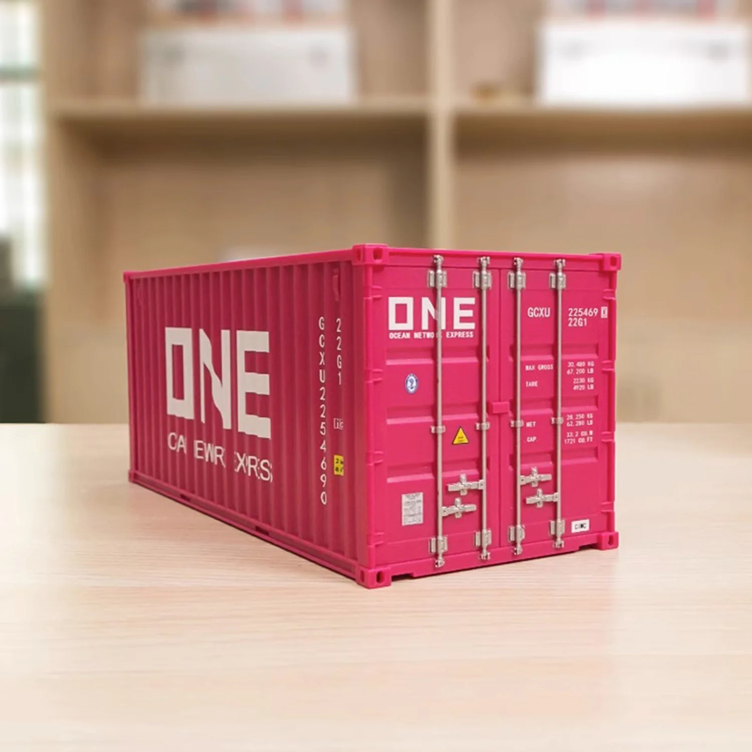 Simulation Container Model Ornaments - Plastic Pen Holder & Business Card Box - Creative Gift for Transport Enthusiasts!