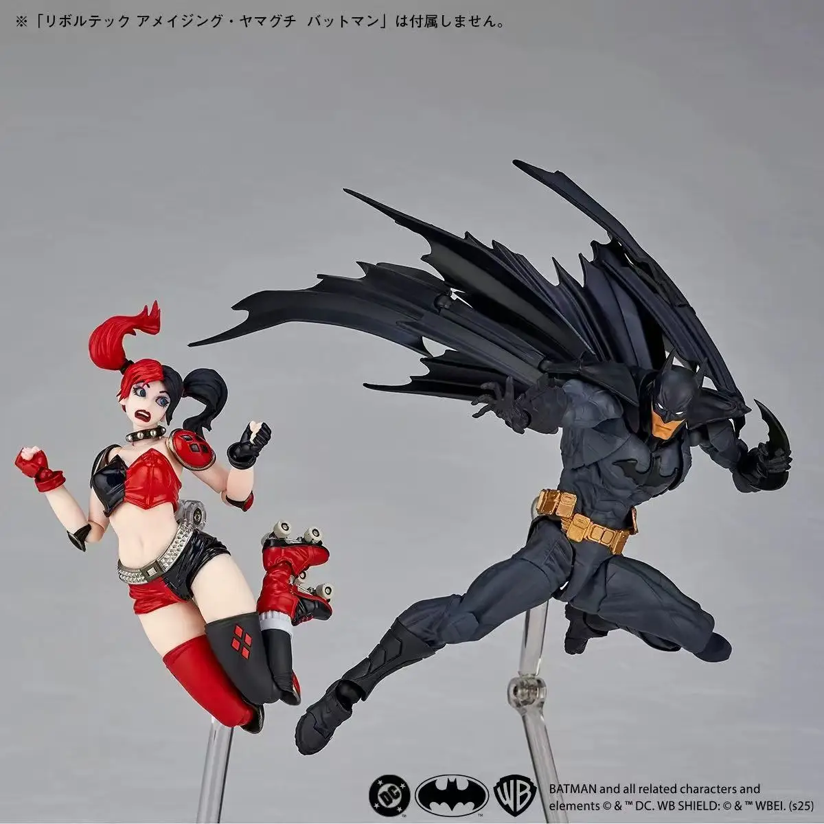 تقنية عجلة Kaiyodo Harley Quinn باللونين الأسود والأحمر Harley Quinn DC Comics Venue Limited Edition #4