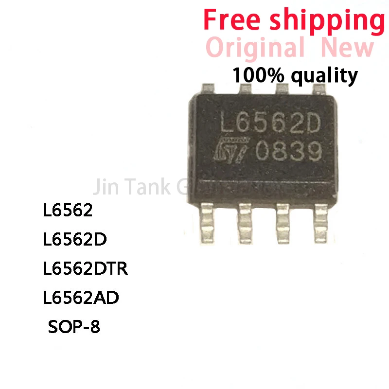 10Pcs L6562 L6562D L6562A L6562DTR L6562AD SOP-8 IC Chip In Stock Wholesale