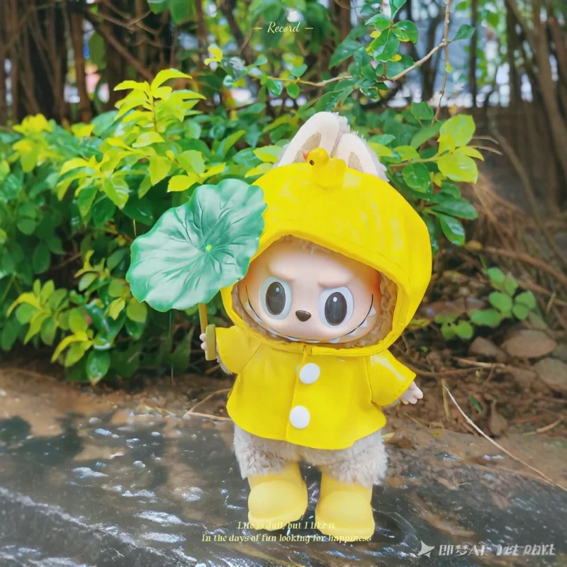 

For Labubu Doll 17cm Doll Costume POP MART Pure Manual Design Clothes In Stock
