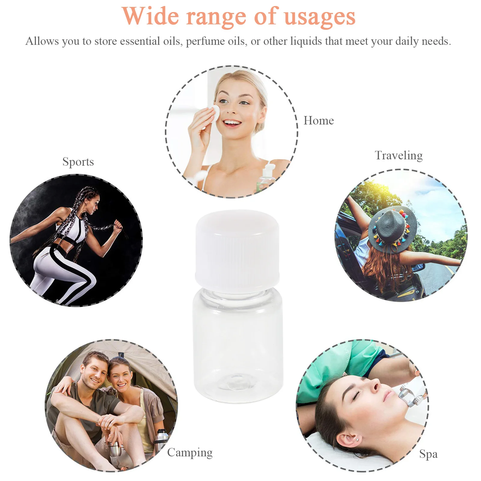 

30 Pcs Plastic Bottle Sample Sealing Liquid Storage Empty Reagent Laboratory Container Sampling