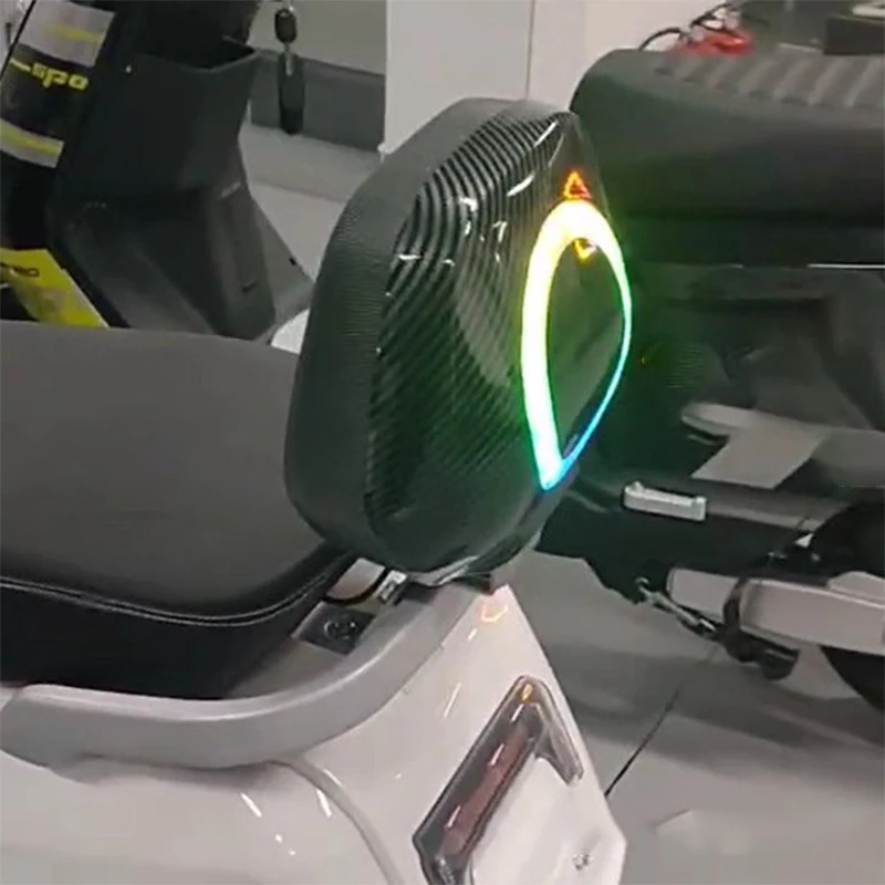 

Non Destructive Modification Of Motorcycle And Electric Vehicle Backrest Sound System With Waterproof Carbon Fiber Material