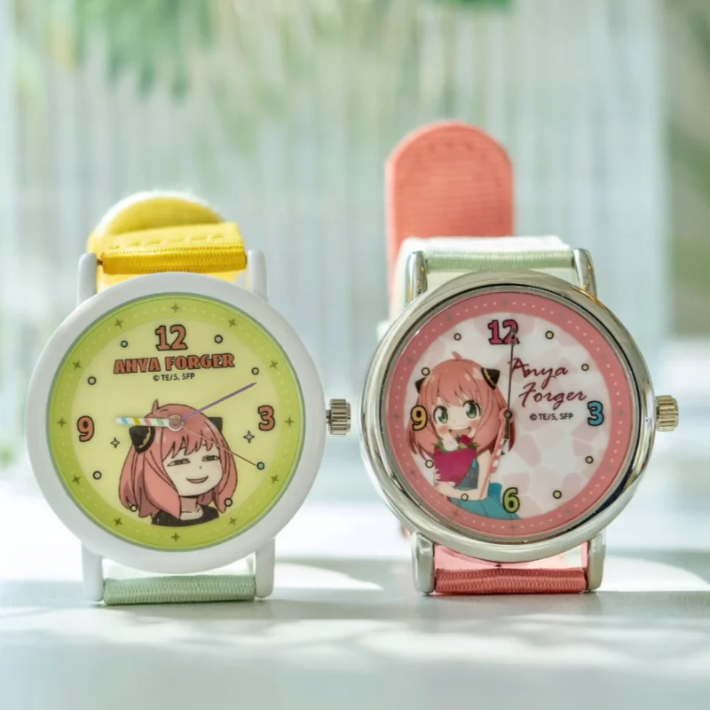 

Spy X Family Anya Forger Blind Box Cartoon Wrist Watch Official Anime Peripheral Nylon Strap For Anime Fans Birthday Gift