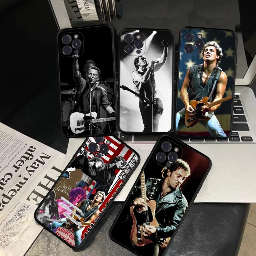 

Bruce Springsteen Guitar Phone Case Silicone Soft For Iphone 15 14 13 12 11 Pro Mini XS MAX 8 7 6 Plus X XS XR Cover