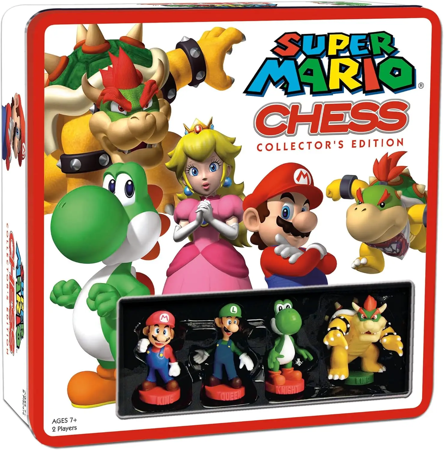 

Super Mario Chess Set with 32 Custom Sculpt Pieces - Mario, Luigi, Peach, Toad, Bowser