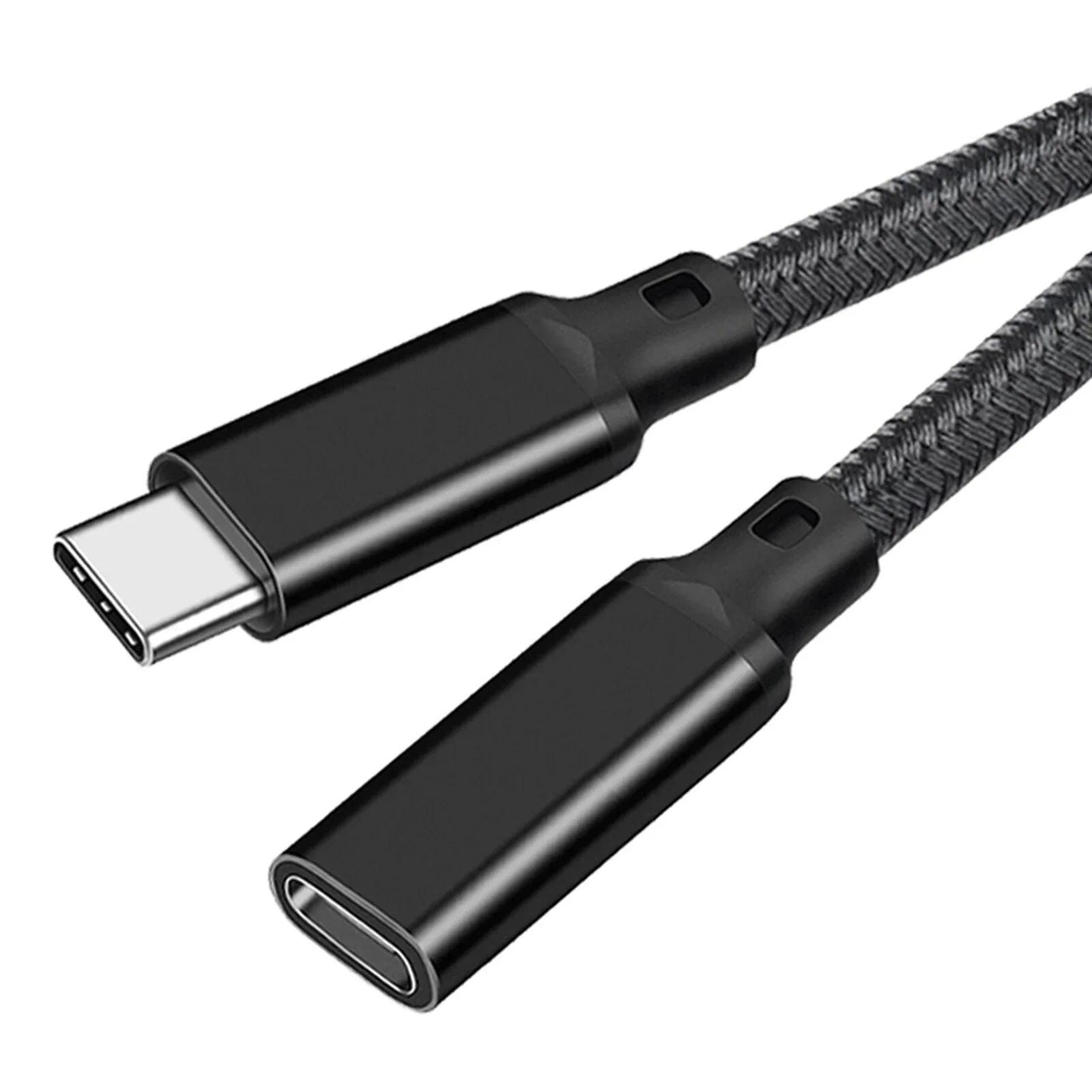 Type C USB 3.2 Gen2 Extension Cable Male to Female 20Gbps 4K 240W Charging Data Braided Cord for Mobile Phones Laptop Switch HUB