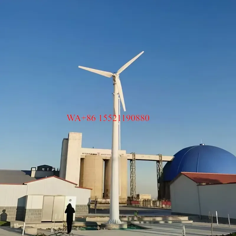 WMWMNU NE 20KG 20kW Horizontal Axis Wind Turbine Generator for On Grid Residential Power
