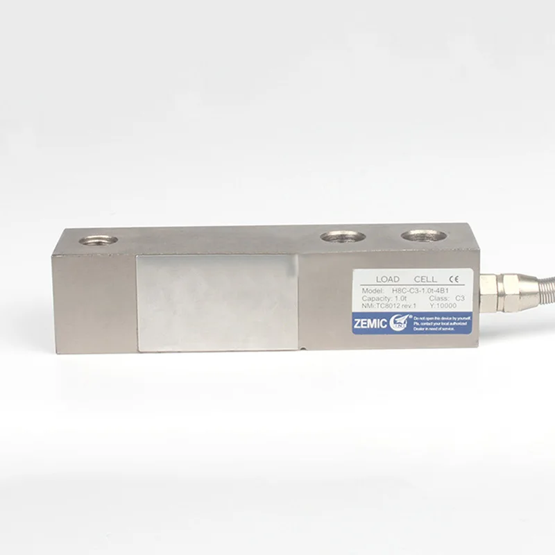 ZEMIC H8C C3 Shear Beam Load Cell 100KG-5T High-Capacity Sensor for Platform Scales Silo Systems Industrial Weighing Systems