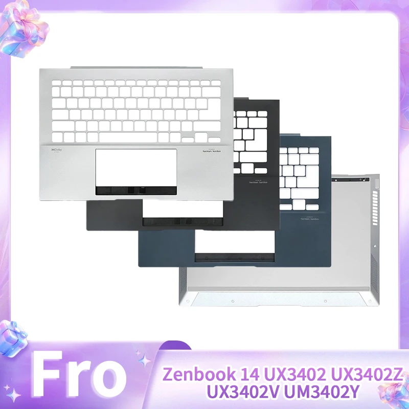 

New Laptop Replace Cover For Zenbook 14 UX3402 UX3402Z UX3402V UM3402Y NB5929 2022 Palmerst Lower Bottom Case
