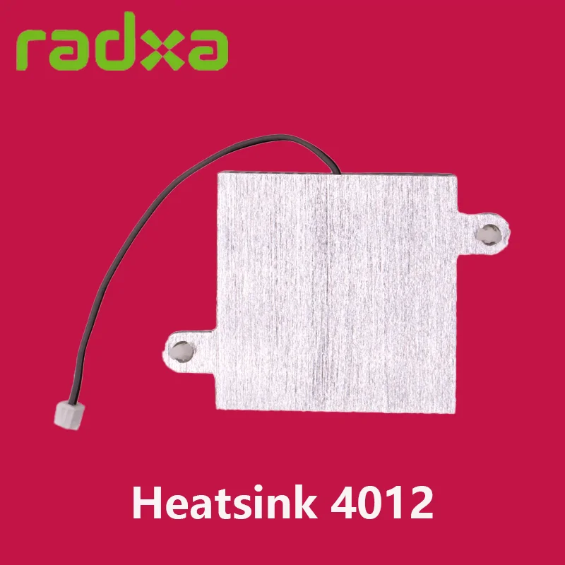 Radxa Heatsink 4012 Designed for Radxa ROCK 5B Adjustable Fan Speed Easy to Install and Remove