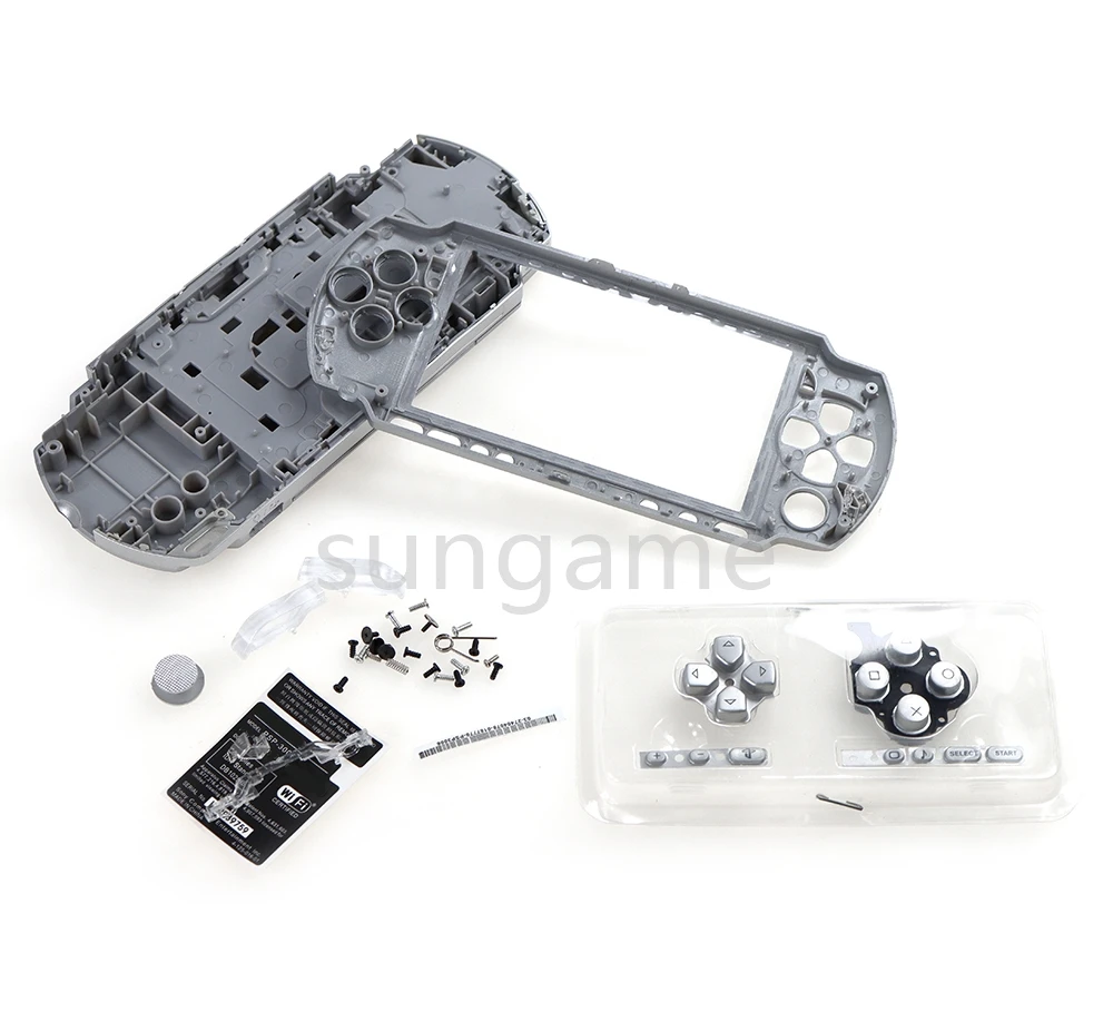 1set For PSP3000 PSP 3000 Game Console Shell Replacement Full Housing Cover Case with Button Kit
